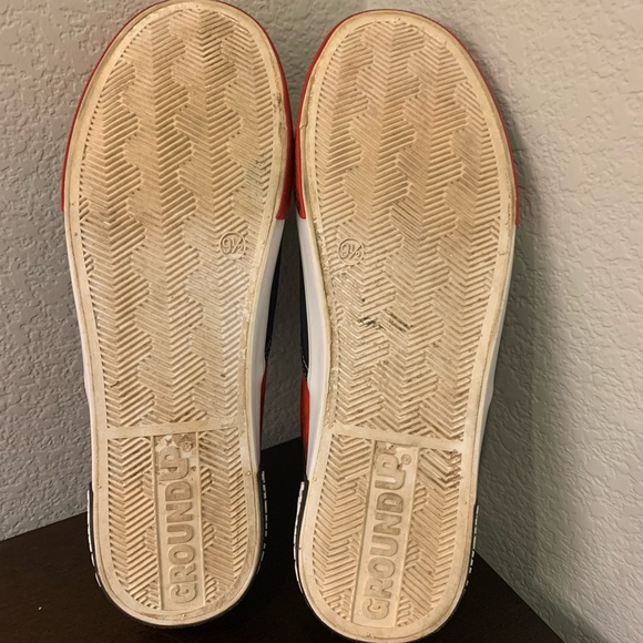 Ground Up WWE Slip-on Canvas Shoes Sneakers Men’s Size 9.5 - Picture 9 of 10